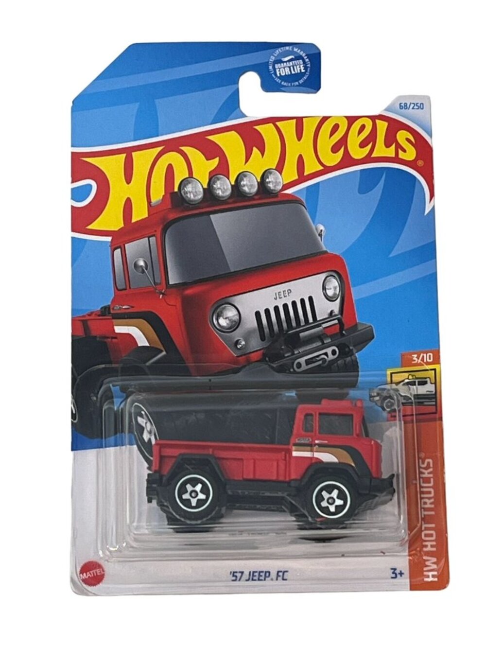 Hot Wheels 2024 ’57 Jeep FC HW Hot Trucks Red 1:64 Diecast Truck NOC